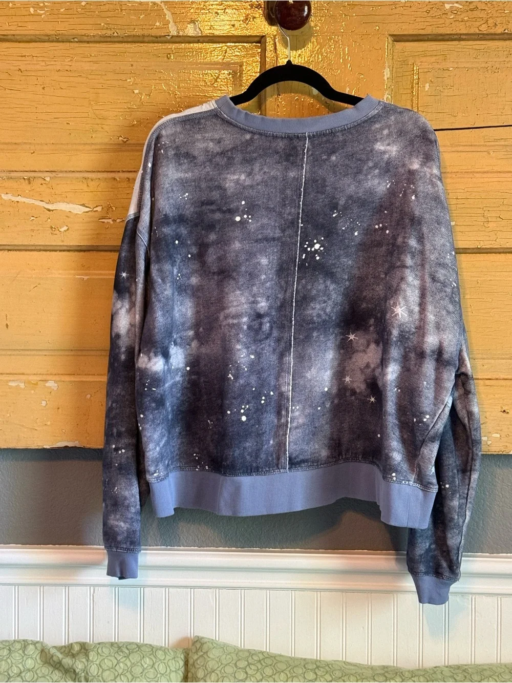 Pilcro blue and silver knit sweatshirt - Picture 2 of 6